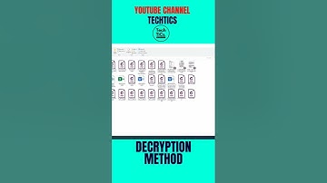 How to DECRYPT files from any Ransomware. @techtics #shorts #ransomware #decryption