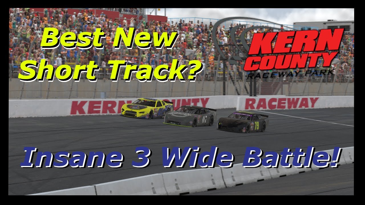Kcrp Raceway IRacing | Best Battles (Full Race) | 3 WIDE @ KCRP - YouTube