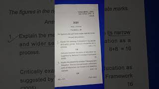 PE-1 Education, school and society B.ED 1ST YEAR #rdwu