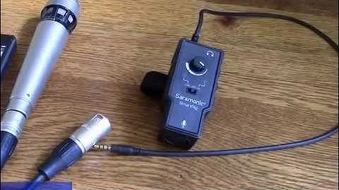 Saramonic SmartRig XLR Microphone Audio Adapter for iPhone, iPad, iPod, Android Smartphones