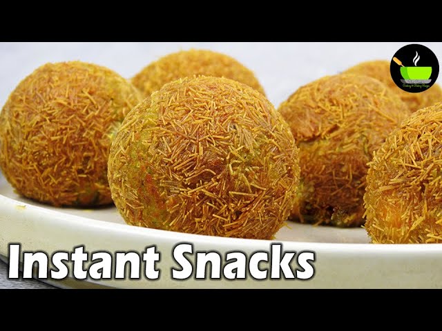 Instant Snacks Recipe | Quick Snacks Recipe | Easy Snacks Recipe | Teatime Snacks | Evening Snacks | She Cooks