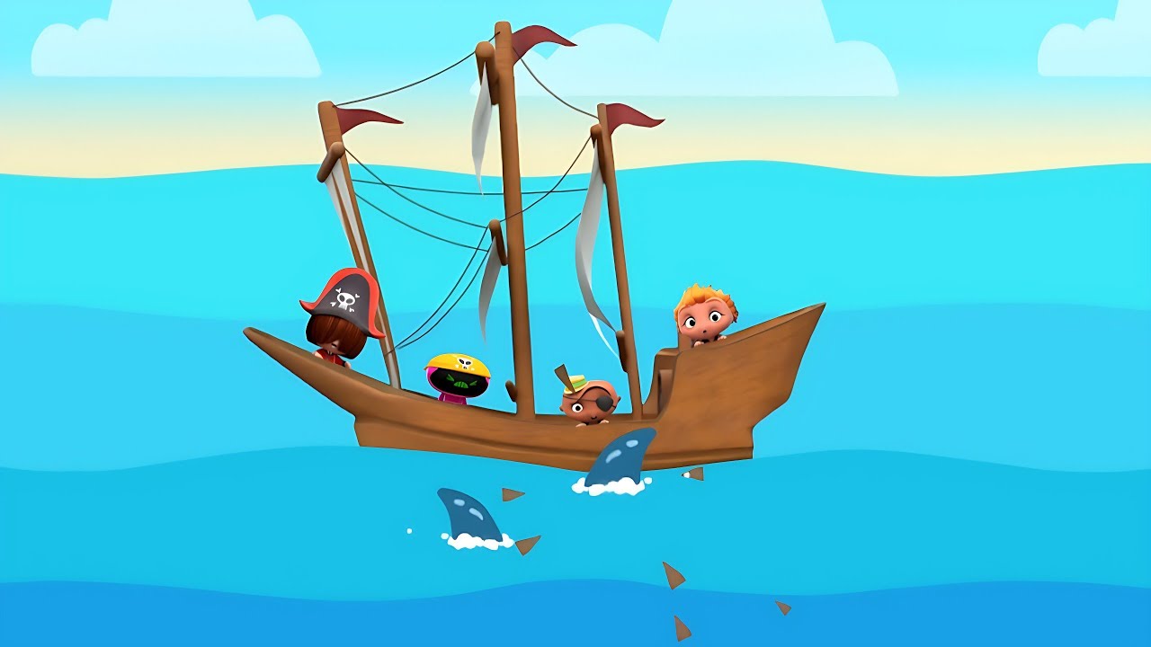 Pirate Rocker Game The Pirate Ship - Mini Beat Power Rockers Games - YouTube