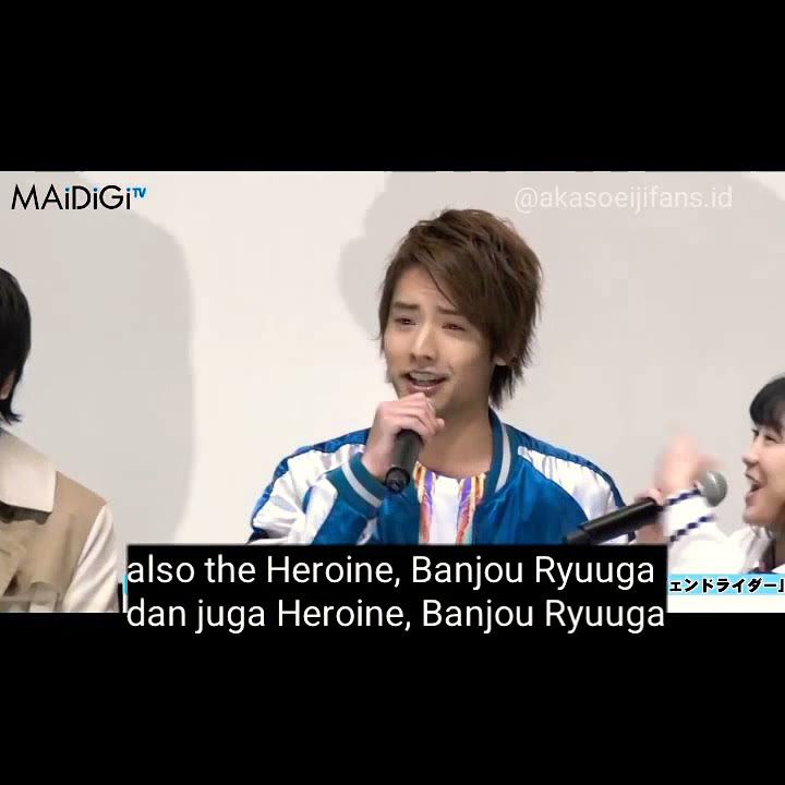 (Eng/Ind sub) eiji introducing himself as..
