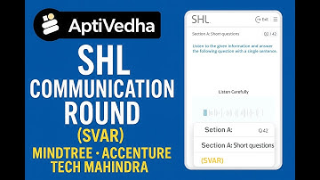 SHL Communication Round (SVAR) | AMCAT | Mindtree • Accenture • Tech Mahindra | Full Pattern & Tips