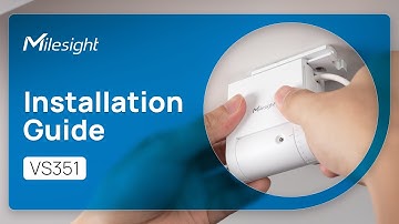 Installation Guide of Milesight Mini AI Thermopile People Counter VS351🔧