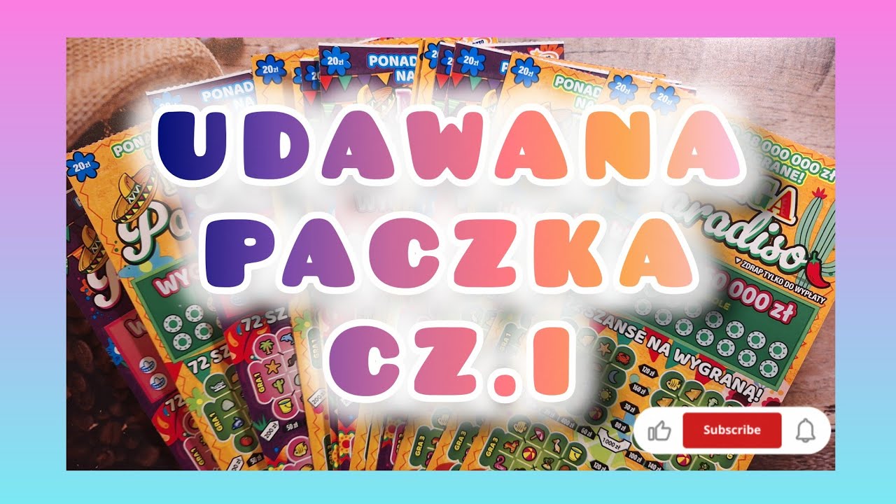 UDAWANA PACZKA 🍀MEGA PARADISO 🍀 Z PEREŁKĄ NA POCZĄTEK 🤑 CZ.I #lotto #wygrana #zdrapki 