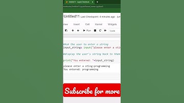 A python program to accept a string from keyboard and display it.|| #learn_programming_1200 #shorts