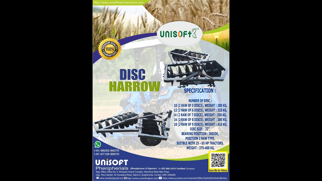 Disc harrow 