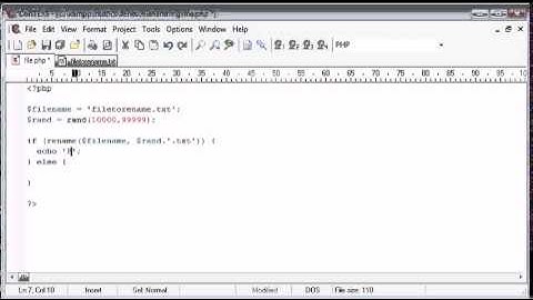 Beginner PHP Tutorial   86   File Handling  Deleting and Renaming Files Part 2