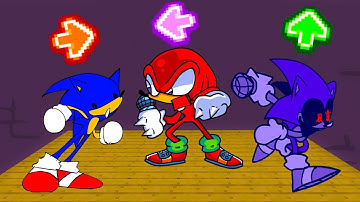 FNF Character Test | Gameplay VS Playground | VS WMV Sonic | VS Knuckles | VS Piracy Sonic