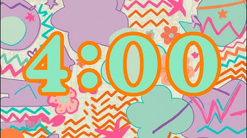 4 Minute Timer with Relaxing Chillpop Music | Gentle Focus Timer for Classroom