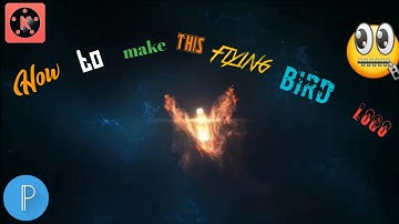 Flying bird logo reveal intro in kinemaster || kinemaster tutorial || Pixellab logo || Indian World