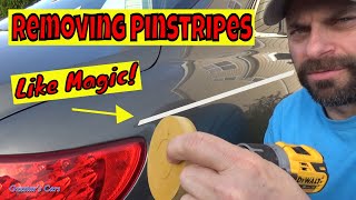 Removing Pinstripes or Decals With A Rubber Eraser is Easy