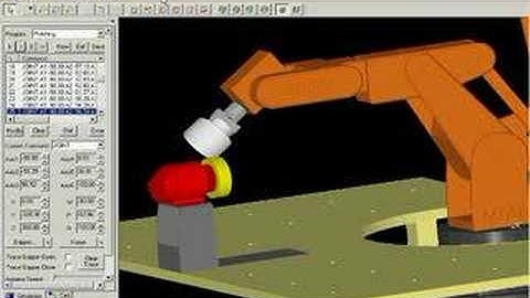 Polishing simulation.