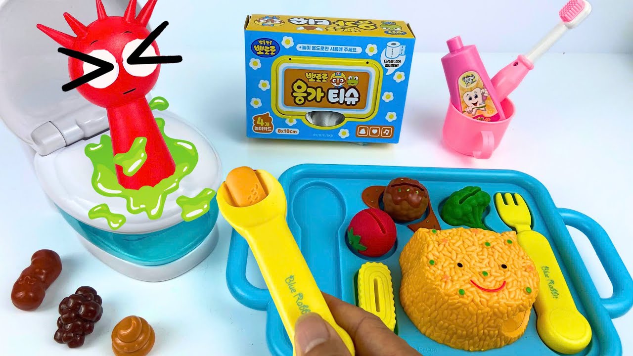 [🌟Toy ASMR🌟] 💩🍴 SPRUNKI Raddy'S Toilet & Mealtime Routine Toy ASMR ...