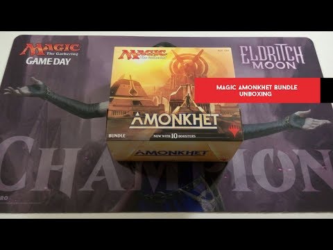 Magic Amonkhet Bundle. Unboxing en español