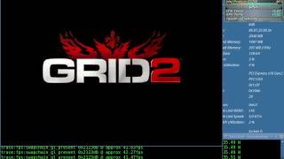 GRID 2 DX11 Test NVENC x64 + Sound (Pentium G3258) con el Wine 2.10 Staging + Nvidia 381.22