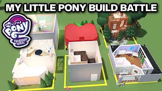 MY LITTLE PONY BEDROOM BUILD BATTLE in Bloxburg!