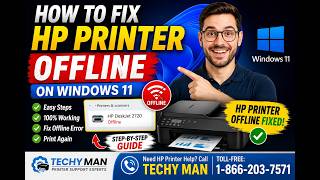 How to Fix HP Printer Offline on Windows 11 (Easy Step-by-Step Guide)