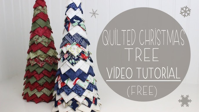 Sewing Tutorial: Folded Fabric Christmas Tree Decorations – Take Two! –  HookStitchSew