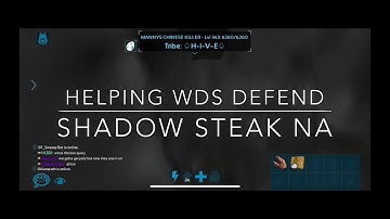 [Ark Mobile] [Official PvP] Shadow Steak Helping Alpha[WDS] Against Invasion[GG]