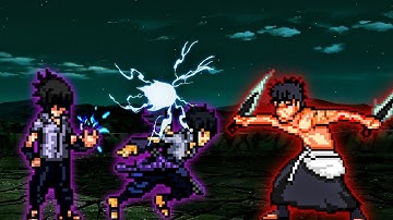 Sasuke Rinnegan V2 OP & Sasuke Indra V2 OP VS Danzo OP in Jump Force Mugen