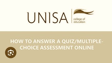 HOW To Write UNISA Mooc Test/ASSESSMENT/ ACTIVITY / MULTIPLE CHOICE QUIZ ONLINE