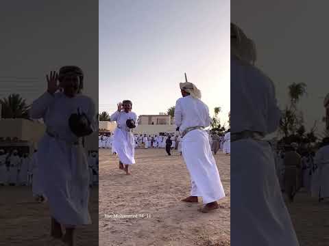 الزافنين حسين بن علي البهلولي و سعيد بسليم زفين الزفين رزحه الرزحه العمانيه فروسيه سلطنة عمان