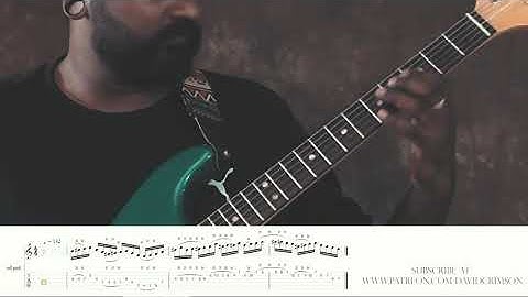 Tom Quayle Legato Lick | Learn to play Fusion Guitar | Free Tab