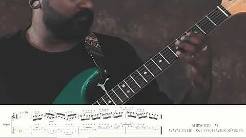 Tom Quayle Legato Lick | Learn to play Fusion Guitar | Free Tab