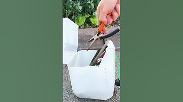 ✅How to make a tool box from a canister #shorts #tips #tricks