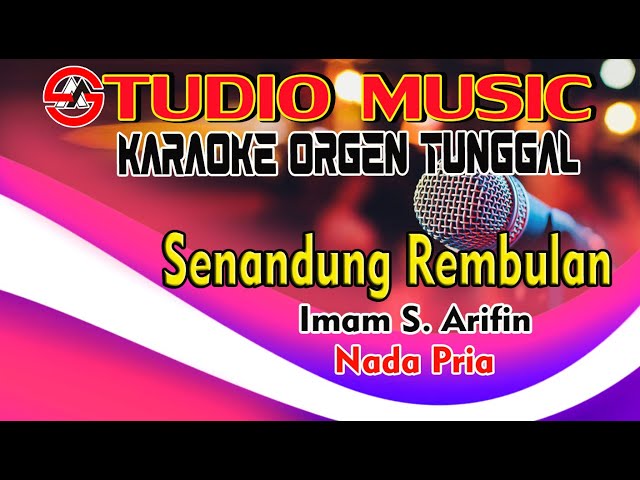 Senandung Rembulan - Imam S Arifin || Karaoke Nada Pria Full Music Dangdut Orgen Tunggal class=