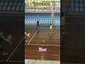 A little boy stands on the volleyball court, #volleyball #latihansupayaspikekeras