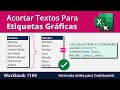 Cómo Acortar Cadenas de Texto para Etiquetas en Gráficos con Fórmulas en Excel