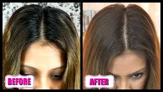 HOW TO LIGHTEN DARK ROOTS AT HOME FROM BLACK TO LIGHT BROWN! │ DIY ROOT TOUCH UP FOR DARK HAIR