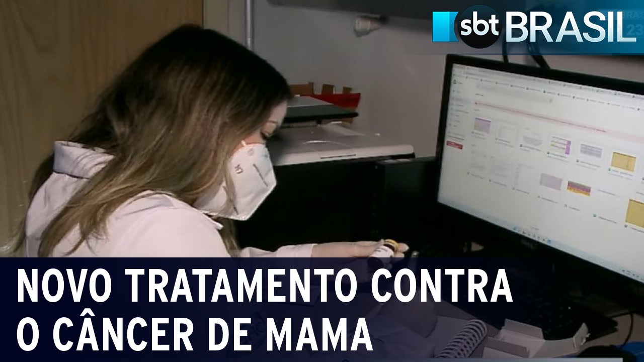 Novo tratamento contra o câncer de mama tem eficácia de 70% | SBT Brasil (14/05/22)