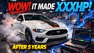 Whoa Took My 2021 Mach1 Mustang To The Dyno After 5 Years shocking Results