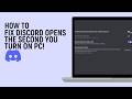 How to Fix Discord Opens the Second You Turn on PC