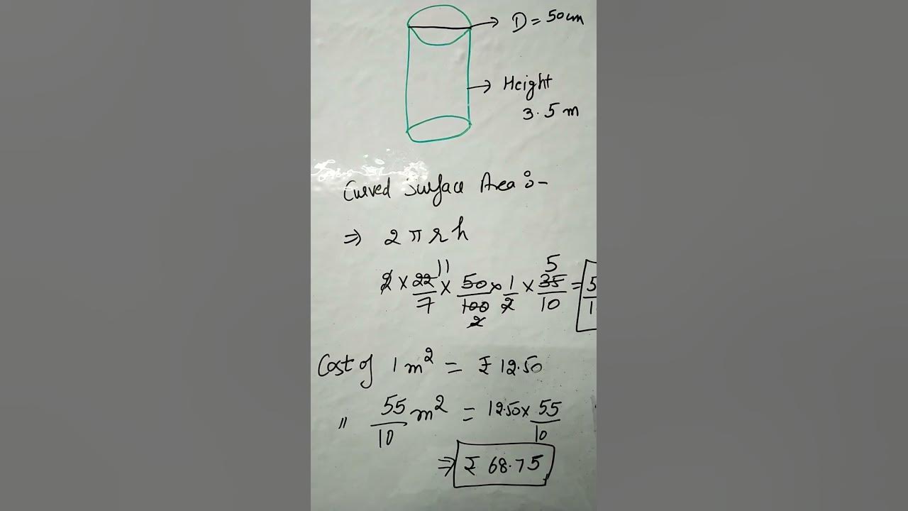 find-the-cost-painting-a-cylindrical-pillar-part-ii-youtube