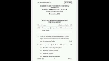 BCOC-132 Question Paper Dec-2022 #bcomg #english #ignou