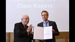 Verleihung des Leibniz-Preises 2018 an Prof. Dr. Claus Ropers