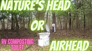 Nature's Head or Airhead. Choosing the right Composting Toilet for your RV, Tiny Home, or Van build.