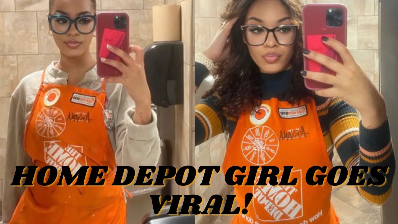 Home Depot Girl Goes Viral! - YouTube