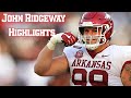 FUTURE NFL DT || John Ridgeway Arkansas Highlights