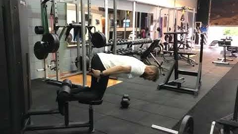 Hamstring curls on lat pull down - CoachJP - JP’sGYM