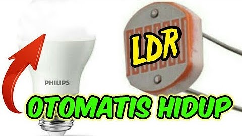 Wajib di coba!! Modif Lampu Rumah jadi otomatis mati saat siang dan hidup saat malam || sensor LDR