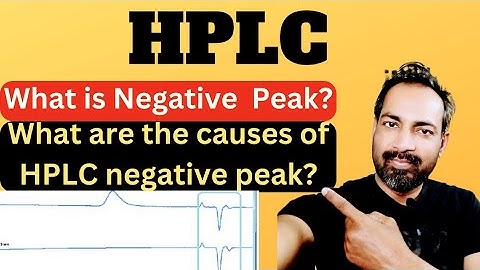 hplc peak troubleshooting | negative peak | voice of kayani