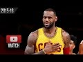 LeBron James Triple-Double Highlights vs Knicks (2016.03.26) - 27 Pts, 10 Ast, 11 Reb, SICK!