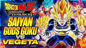 Dragon Ball Z Budokai Tenkaichi 4 Battle of Saiyan Gods Goku Vs Vegeta - @CPUVSCPUFights