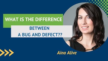 What is the difference between a Bug and Defect?